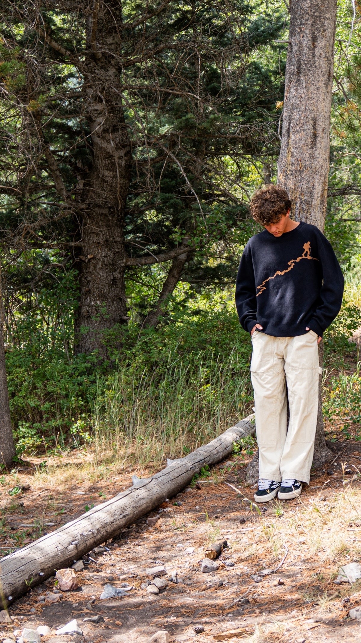 Charcoal Trail Knit