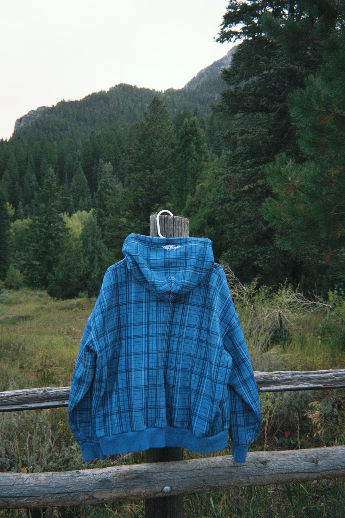 Slate Plaid Hoodie